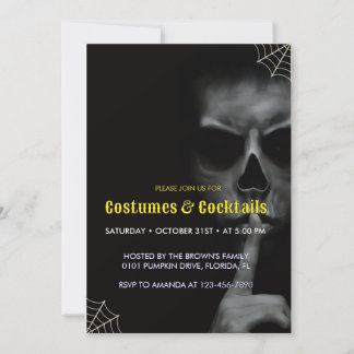 Une invitation à Halloween éffrayante