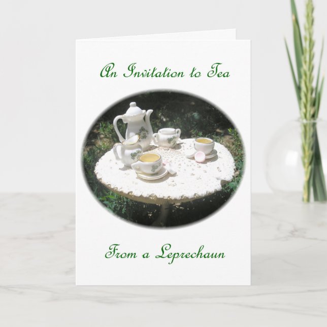 "Une invitation à thé" (Devant)