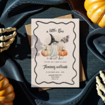 Une invitation à une baby shower fantomatique pour