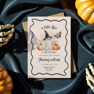 Une invitation à une baby shower fantomatique pour