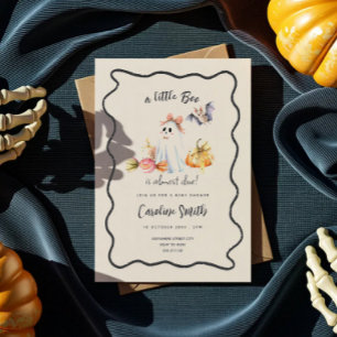 Une invitation à une baby shower fantomatique pour