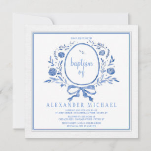 Une invitation bleue