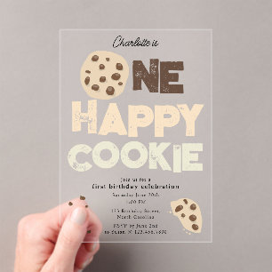 Une invitation Cookie Happy pour un 1er anniversai
