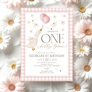 Une invitation d'anniversaire pour une petite oie
