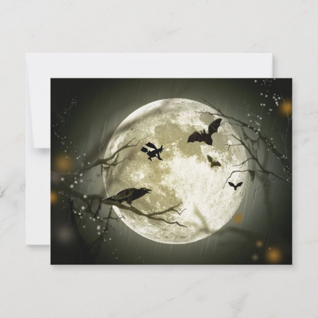 Une invitation effrayante à la lune (Devant)