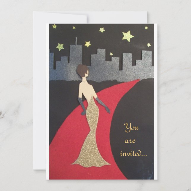 Une invitation glamour, pour tout événement (Devant)