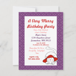 Une Invitation Parfaite À L'Anniversaire