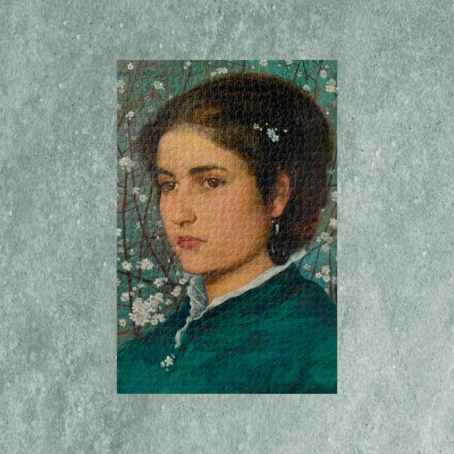 Une jeune femme par Edward Robert Hughes Puzzle (Créateur téléchargé)