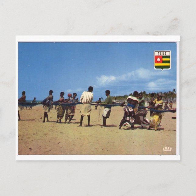 Une jolie carte du Togo Afrique (Devant)