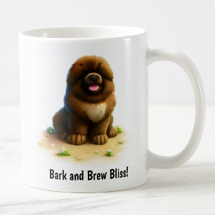 Une jolie Mug de café Mastiff peint en 3D