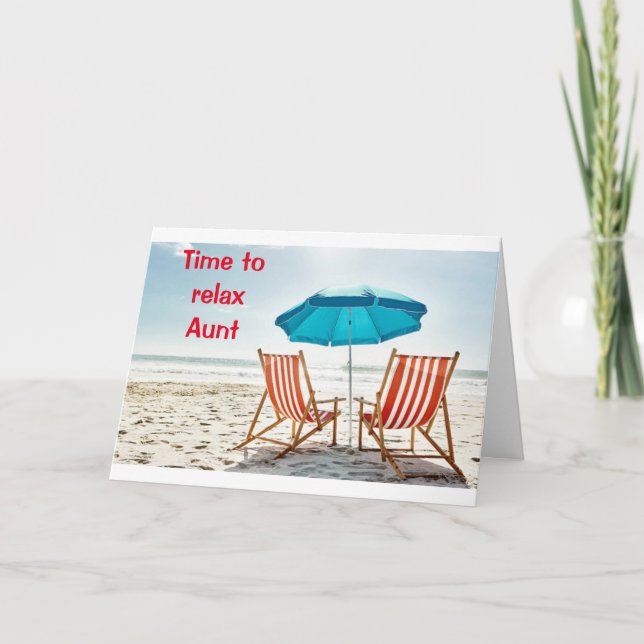 *UNE JOURNÉE À LA CARTE D'ANNIVERSAIRE DE LA PLAGE (Devant)