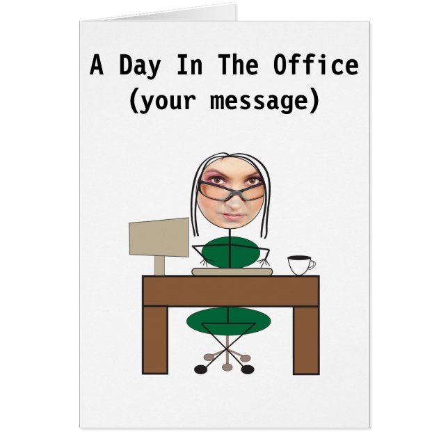 Une journée au bureau (femme) (Devant)