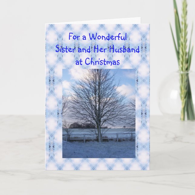 Une joyeuse carte de la Soeur de Noël et de son be (Devant)
