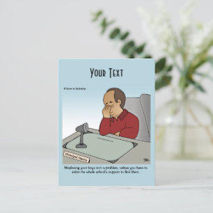 Une leçon de leadership Carte postale
