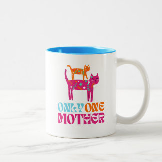 Une Mère Colorée Chat Mug