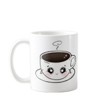 Une mignonne tasse de café - Kawaii
