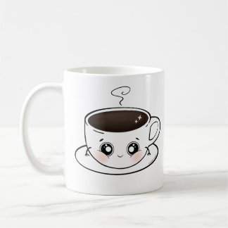 Une mignonne tasse de café - Kawaii