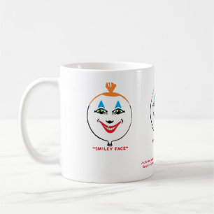 Une Mug de café à bulle colorée "VISAGE SOURIANT"