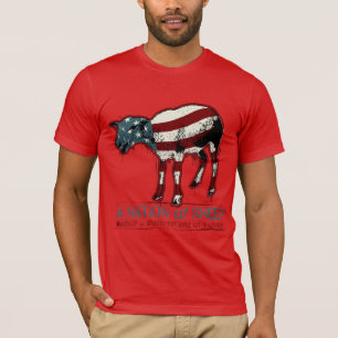 Une nation de T-shirt de moutons