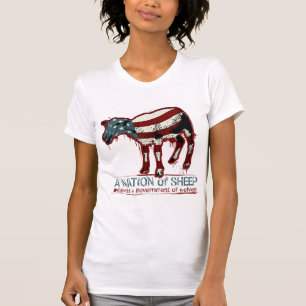 Une nation de T-shirt de moutons
