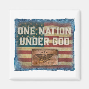 Une nation sous Dieu - Magnet
