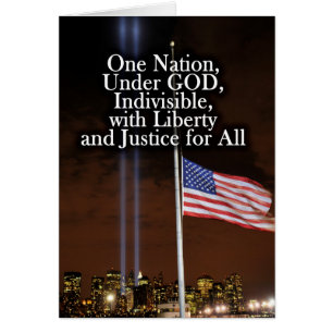 Une nation sous Dieu Patriot Jour 9/11 Patriotique