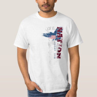 Une nation sous le T-shirt grunge de style de Dieu