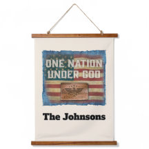 Une nation - Tapisserie murale personnalisée suspe