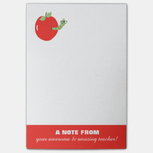 Une note de vos notes de post-it de professeur