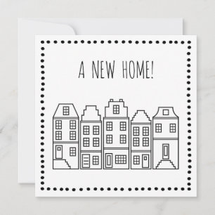 Une nouvelle maison ! carte de voeux de