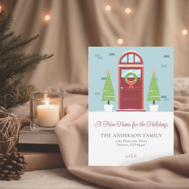Une nouvelle maison pour les fêtes | Carte de Noël (Créateur téléchargé)