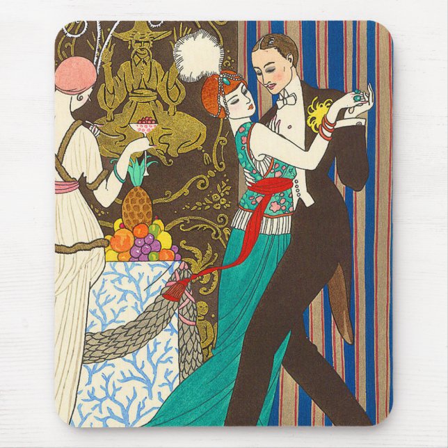 Une nuit dans le tapis de souris décadent d'art (Devant)