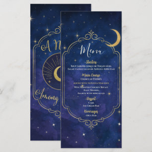 Une Nuit Parmi Les Stars Celestial Skies Menu