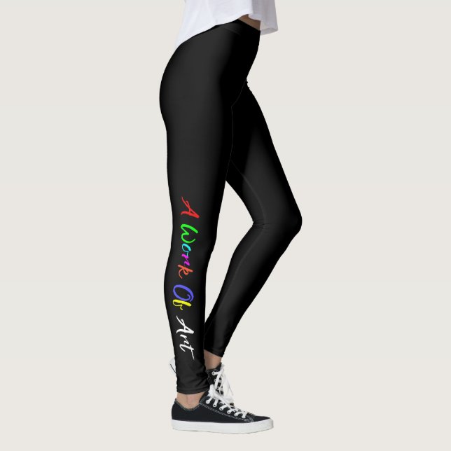 Une oeuvre de Leggings "Art" (Droite)