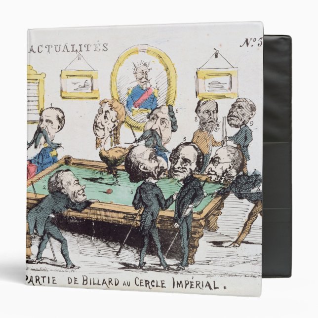 Une Partie de Billard au Cercle Imperial' Binder (Front/Inside)