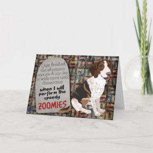 Une pensée hilarante de votre carte d'anniversaire