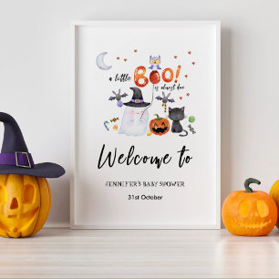 Une petite Affiche de bienvenue Baby shower d'Hall