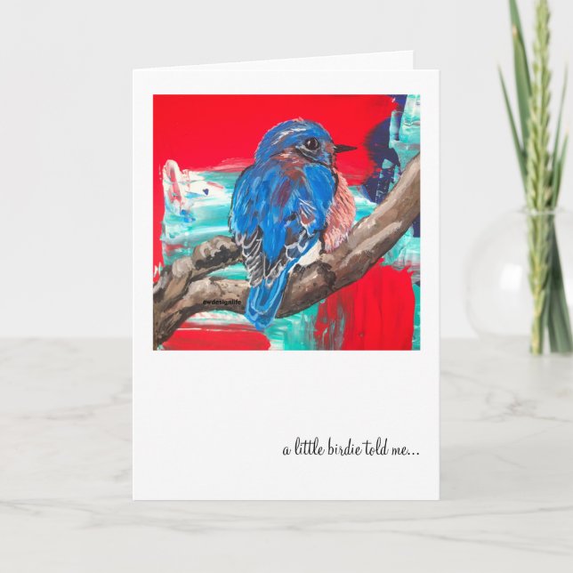Une petite carte de birdie (Devant)