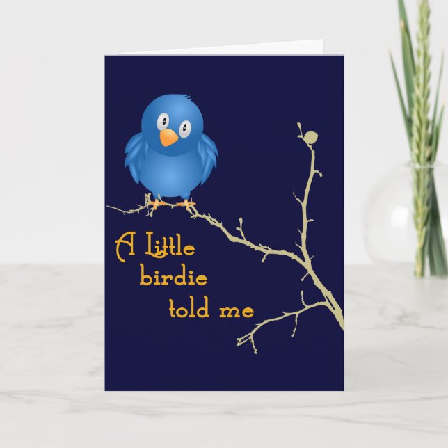 Une petite carte de voeux de Momism de birdie (Devant)