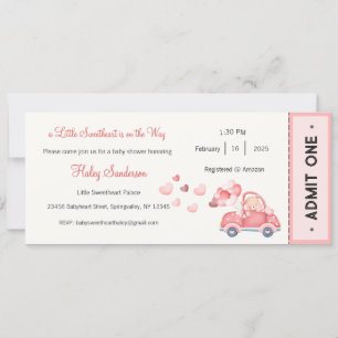 Une petite chérie est sur la voie Invitation
