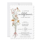 Une Petite Fleur sauvage Invitation Baby shower fi