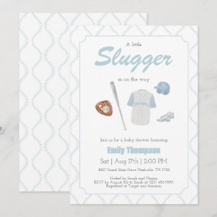 Une petite invitation au Baby shower de baseball S