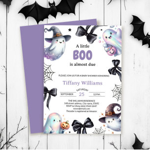Une Petite Invitation Baby shower Boo Fantôme mi