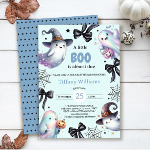 Une Petite Invitation Baby shower Boo Fantôme mi