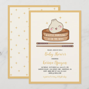 Une Petite Invitation De Baby shower En Doublure