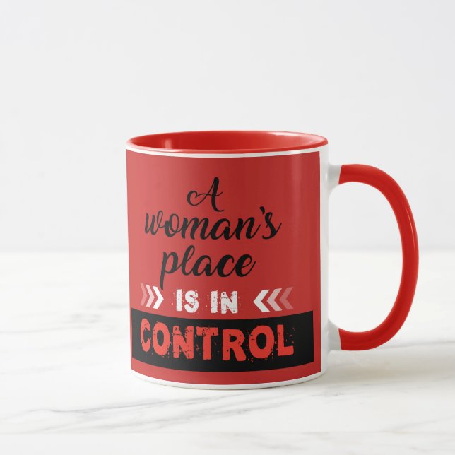 Une place de femme, café branché Mug (Droite)