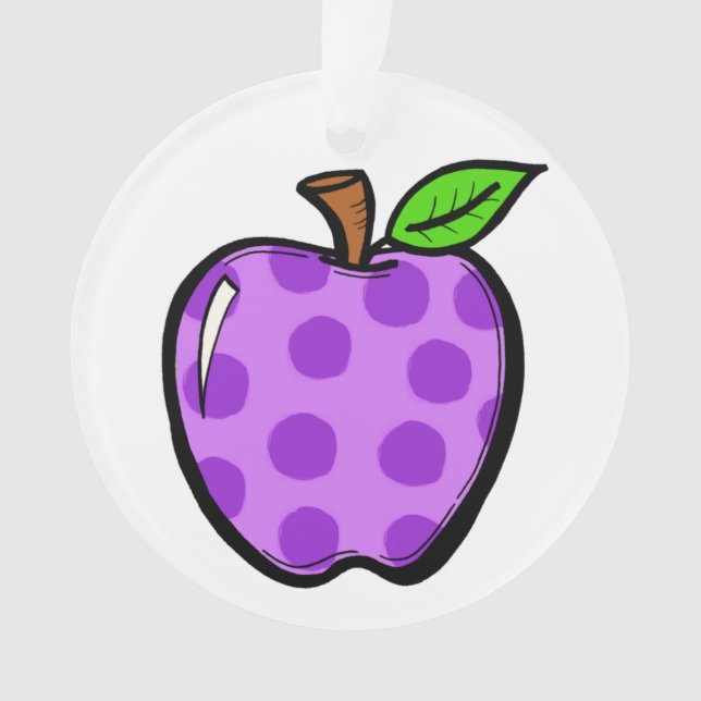 Une pomme pour l'enseignant - Ornement - SRF (devant)