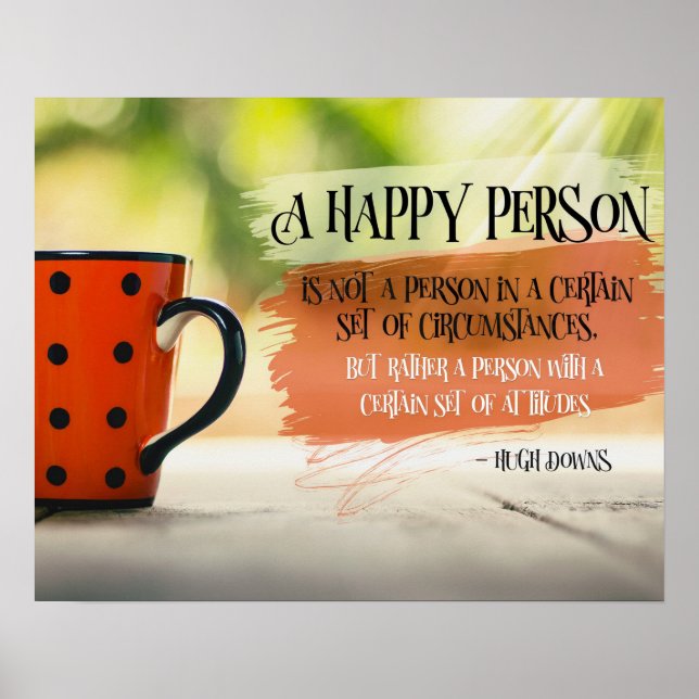 Une Poster Inspirationnelle De Personne Heureuse (Devant)