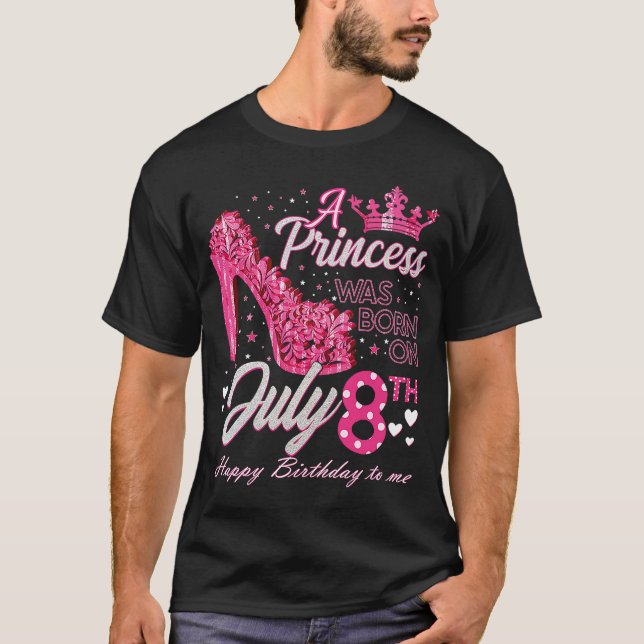 Une princesse est née le 8 Juillet talons hauts 8  (Devant)
