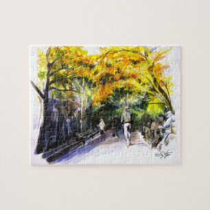 Une Promenade À Travers Le Puzzle Du Parc
